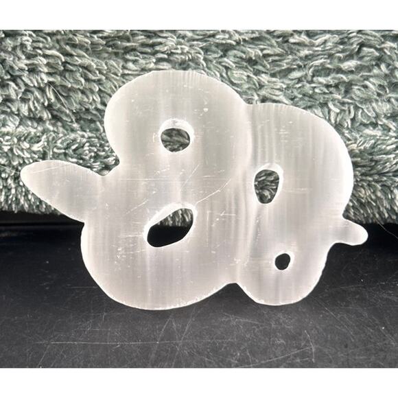 Selenite Mini Snake Carved Figurine Small 3 Inch Natural Quartz Crystal - Picture 10 of 11